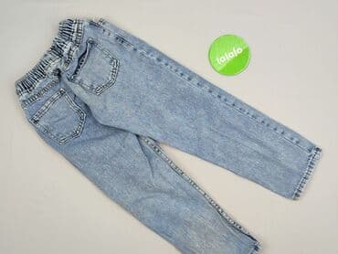 spodnie robocze: Spodnie jeansowe, 8 lat, 122/128, stan - Idealny — 3