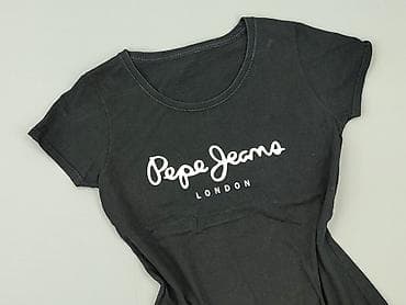 black squad bluzy: Pepe Jeans, T-shirt damski, rozmiar S — 1