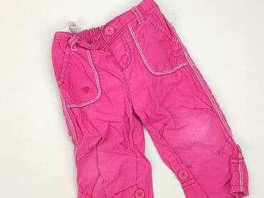 pomaranczowe spodnie dresowe: Denim pants, Cherokee, 3-6 months, condition - Good — 1