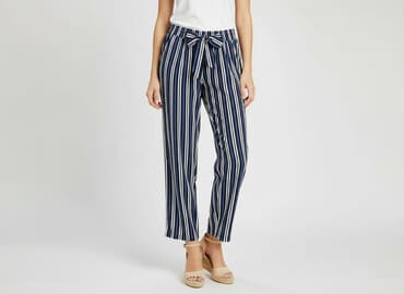 szerokie spodnie new yorker: INSTYLE, Spodnie materiałowe damskie, rozmiar M — 6