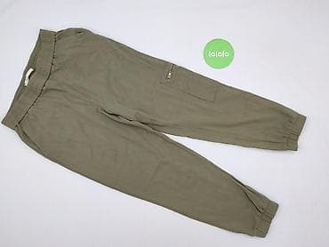 spodnie cargo dresowe: ONLY, Spodnie materiałowe damskie, rozmiar M — 3