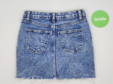 jeansy balloon pull and bear: Bershka, Spódnica damska, rozmiar 2XS — 3