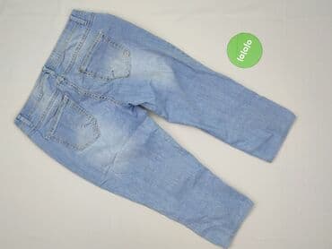 szerokie spodenki jeansowe damskie: Skinny, Jeansy damskie, rozmiar L — 3