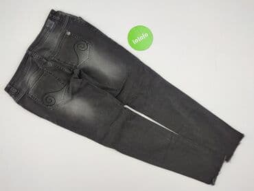 spodnie jeansowe z naszywkami: Jeans for women, size L — 3