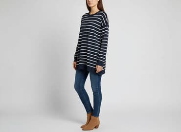 sweter w paski: Atmosphere, Sweter damski, rozmiar L — 6