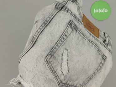 spodenki jeansowe z wysokim stanem pull and bear: PULL&BEAR, Szorty damskie, rozmiar M — 4