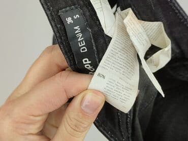 szerokie jeansy cropp: Cropp, Szorty damskie, rozmiar S — 5