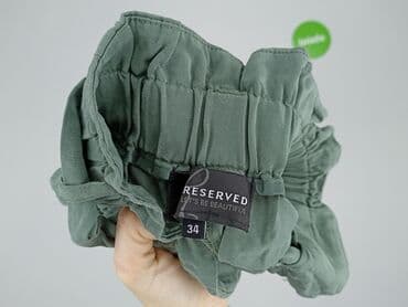 spodnie woskowane brązowe reserved: Reserved, Material trousers for women, size XS (EU 34) — 4