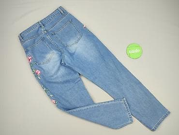 klapki yeez: Jeansy damskie, rozmiar S — 3