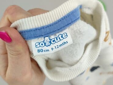 skarpety z twoim psem: Bluza, So cute, 9-12 miesięcy, stan - Bardzo dobry — 4