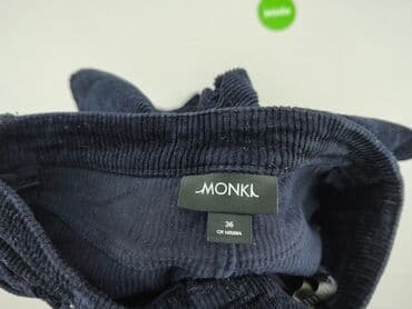 Kobiety: Monki, Spodnie materiałowe damskie, rozmiar S — 4