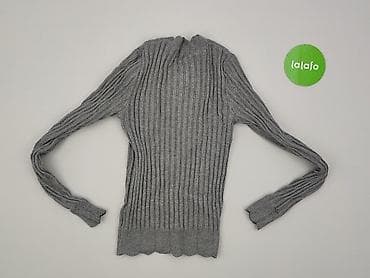 szary plaszcz pull: Sweter damski, rozmiar S — 3