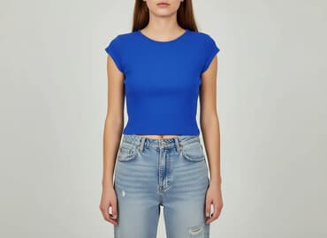 t shirty kobalt: FB Sister, T-shirt damski, rozmiar S — 6