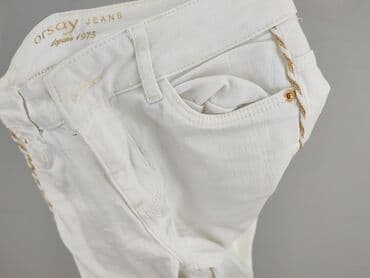 białe spodnie damskie mohito: Orsay, Jeansy damskie, rozmiar S — 5