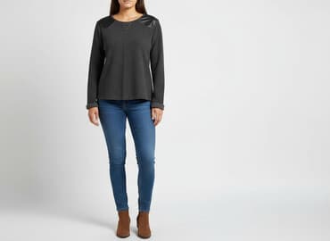 bluzki basic długi rękaw: Tu, Bluzka damska, rozmiar XL — 6