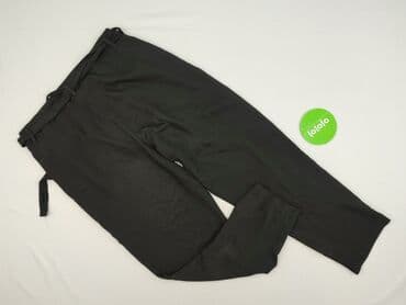 długie spodnie damskie dla wysokich: H&M, Spodnie materiałowe damskie, rozmiar L — 3