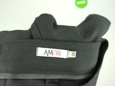 spodnie serduszka by o la la czarne: Spodnie materiałowe damskie, rozmiar M — 4