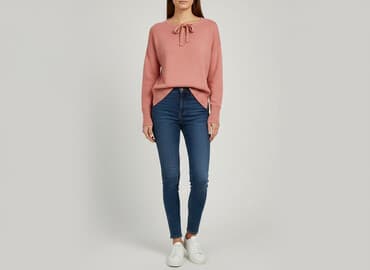 sweter piórkowy na drutach: Sfera, Sweter damski, rozmiar M — 6