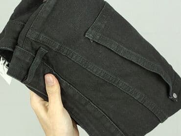 czarne krótkie spodenki jeansowe: H&M, Szorty damskie, rozmiar XL — 8