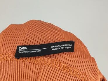 zara koszulka z prązkowanej dzianiny: Zara, Bluzka damska, S — 6