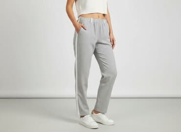 reserved spodnie dresowe: Reserved, Spodnie materiałowe damskie, rozmiar L — 6