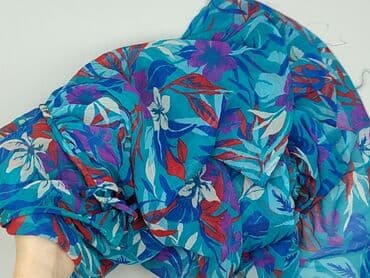 marynarka damska w jodełkę: Yessica, Bluzka damska, rozmiar 5XL — 5