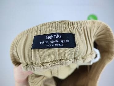 grawik spodnie: Bershka, Spodnie materiałowe damskie, rozmiar S — 4