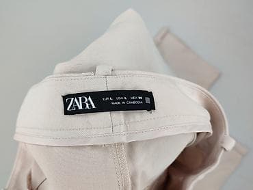 zara bermudy: Zara, Spodnie materiałowe damskie, rozmiar L — 4