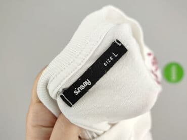 la mania białe t shirty: Sinsay, Women`s T-shirt, size L — 5