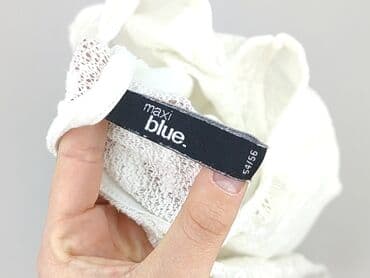 bluzka pod marynarkę plus size: Blue, Bluzka damska, 8XL — 4