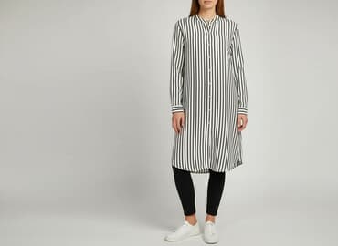 bluzka w paski meska: Sukienka damska, rozmiar M — 1