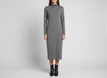 długi sweter z golfem sukienka: Women`s dress, size S — 1