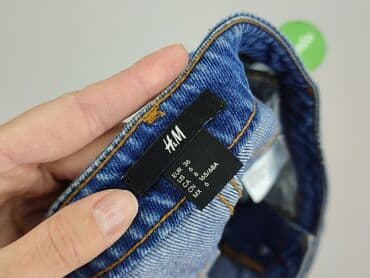 krótkie spodenki jeansowe z dziurami: H&M, Szorty damskie, rozmiar S — 5