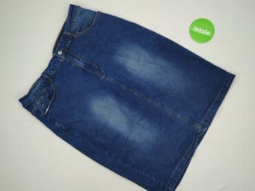 spódniczka dżinsowe z wysokim stanem: Shein, Spódnica damska, rozmiar 3XL — 2