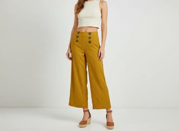 spodnie zara z paskiem: Zara, Spodnie materiałowe damskie, rozmiar XS — 8