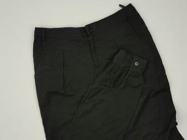 spodnie woskowane brązowe reserved: Material trousers for women, size M (EU 38) — 1