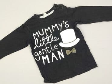 koszulka ac dc h: Blouse, H&M, 1.5-2 years, 86-92 cm, condition - Very good — 1
