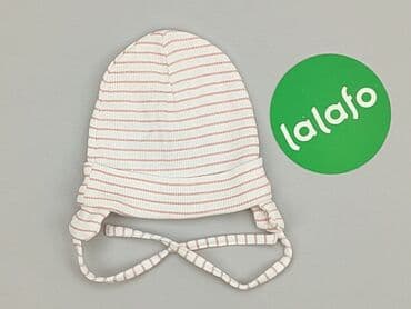 biala sukienka h: Cap, 9-12 months, condition - Very good — 3