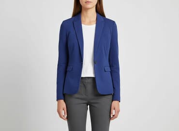 niebieska marynarka damska hm: H&M, Marynarka damska, rozmiar M — 1