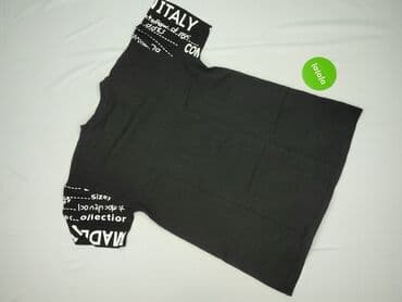 czarne cargo pull and bear: Koszulka dla mężczyzn, M — 3