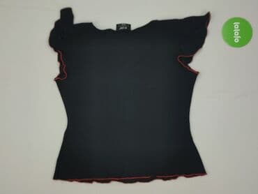 czarne sandały płaskie ccc: E-vie, Bluzka damska, rozmiar M — 4