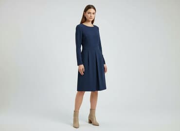 emoi sklep sukienki granat na wesele: Sukienka damska, rozmiar S — 6