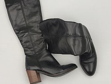 leather poland: Kozaki damskie, rozmiar 36 — 1