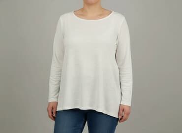 biała bluzka damska rękaw 34: Bluzka damska, rozmiar 3XL — 5