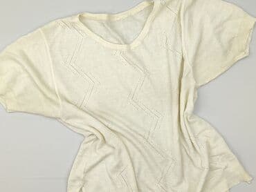 bluzki z krótkim rękawem plus size: T-shirt damski, rozmiar L — 2