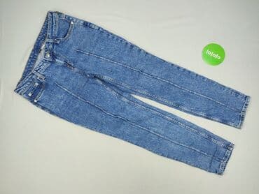 jeansy plus size wysoki stan: Jeansy damskie, M — 2