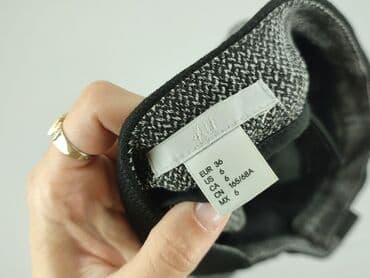 srebrne sukienki na imprezę: H&M, Spodnie materiałowe damskie, rozmiar S — 5