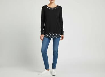 marynarka damska 100 wełna: Bluzka damska, rozmiar M — 8