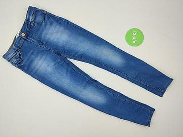 pomponiki: Spodnie jeansowe, DenimCo, 11 lat, 140/146, stan - Bardzo dobry — 2