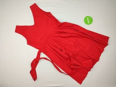 czerwona długa sukienki: Sukienka damska, rozmiar L — 4